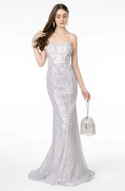 GLS By Gloria - GL2936 Bedazzled Sweetheart Trumpet Dress