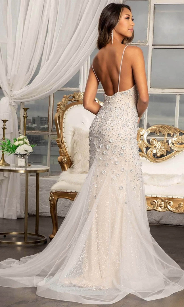 GLS By Gloria GL3000 - Sleeveless V-neck Evening Gown 8 GLS By Gloria GL3000 - Sleeveless V-neck Evening Gown