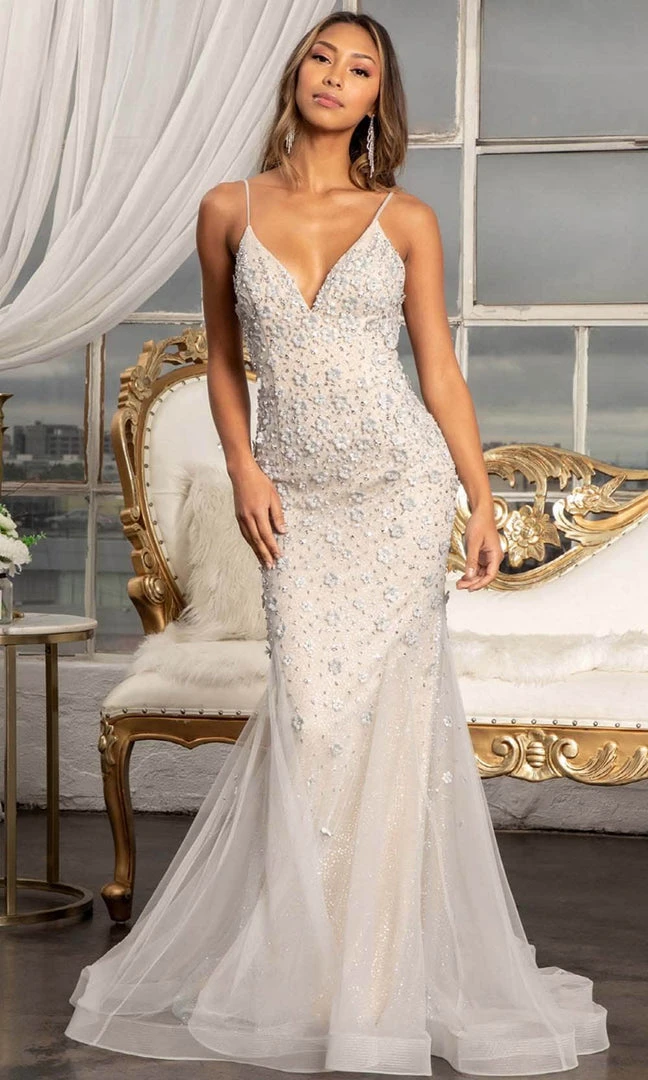 GLS By Gloria GL3000 - Sleeveless V-neck Evening Gown 7 GLS By Gloria GL3000 - Sleeveless V-neck Evening Gown