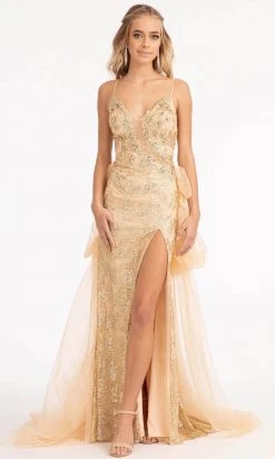 GLS By Gloria GL3004 - Sleeveless Scoop Neck Evening Gown