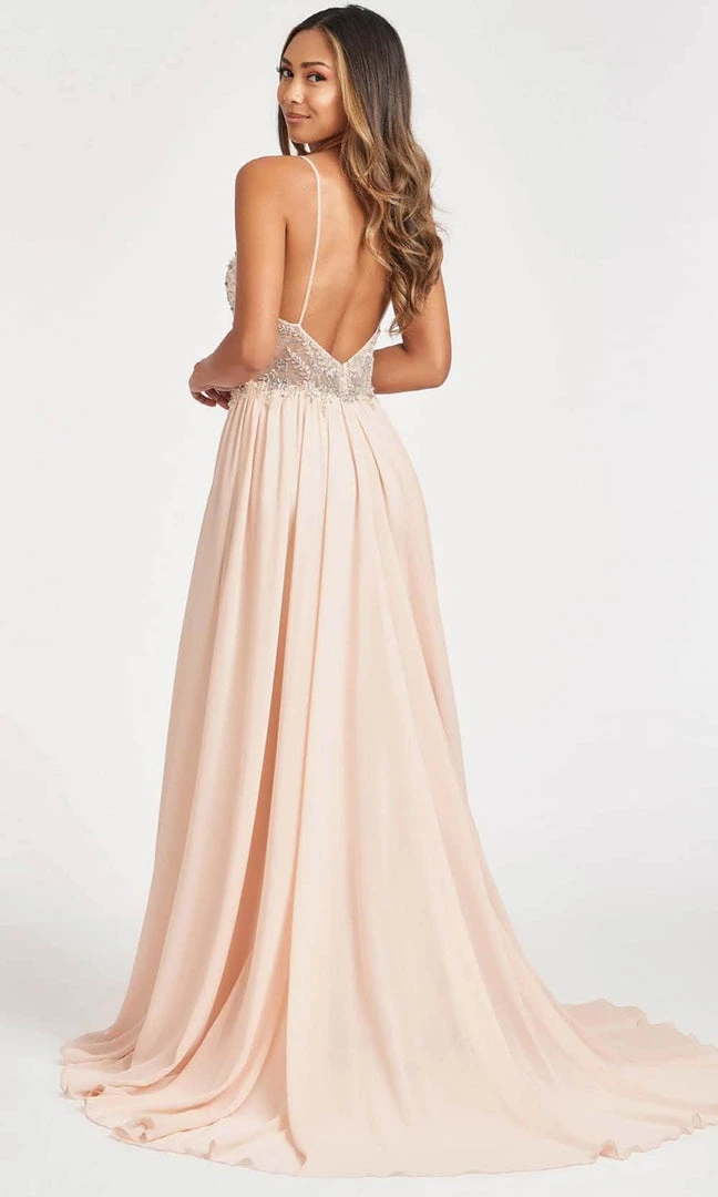 GLS By Gloria GL3005 - Sleeveless Deep V-neck Long Gown 11 GLS By Gloria GL3005 - Sleeveless Deep V-neck Long Gown