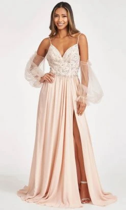 GLS By Gloria GL3005 - Sleeveless Deep V-neck Long Gown 19 GLS By Gloria GL3005 - Sleeveless Deep V-neck Long Gown