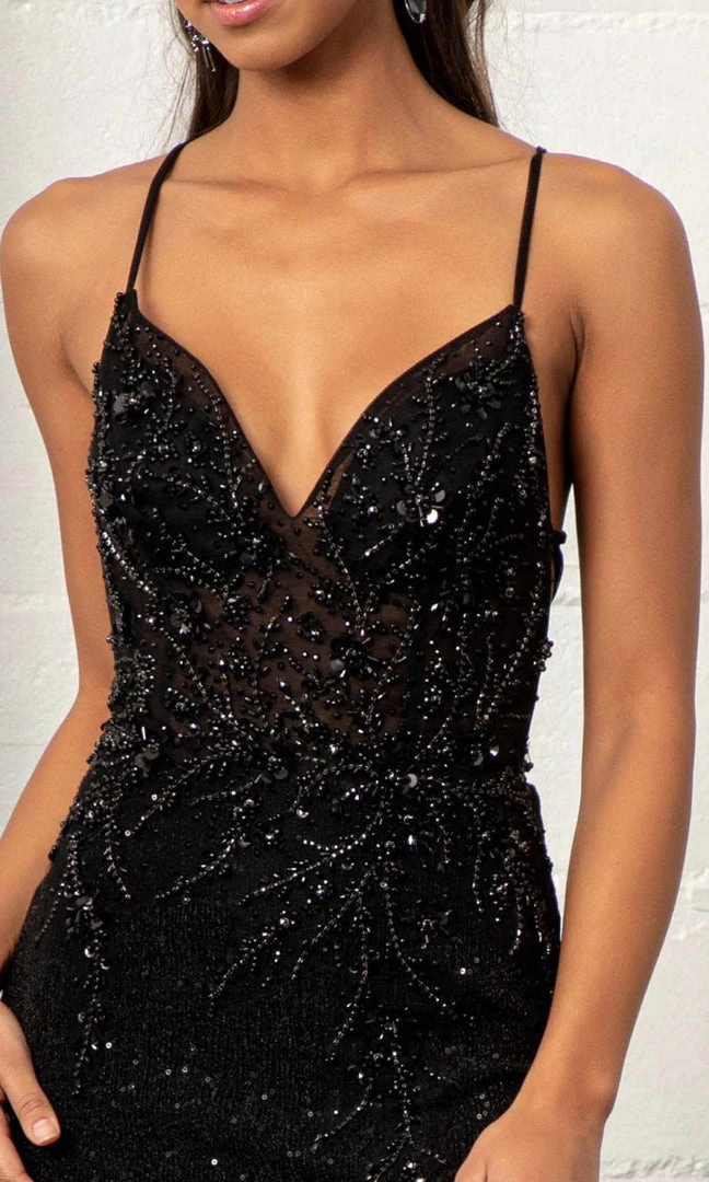 GLS By Gloria GL3006 - Sleeveless Plunging V-neck Evening Gown 6 GLS By Gloria GL3006 - Sleeveless Plunging V-neck Evening Gown