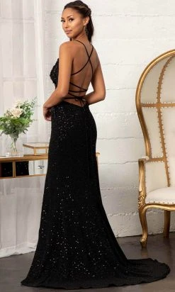GLS By Gloria GL3006 - Sleeveless Plunging V-neck Evening Gown 11 GLS By Gloria GL3006 - Sleeveless Plunging V-neck Evening Gown