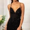GLS By Gloria GL3006 - Sleeveless Plunging V-neck Evening Gown 2 GLS By Gloria GL3006 - Sleeveless Plunging V-neck Evening Gown