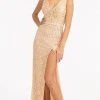 GLS By Gloria GL3008 - Cowl Back Sequin Evening Dress 2 GLS By Gloria GL3008 - Cowl Back Sequin Evening Dress