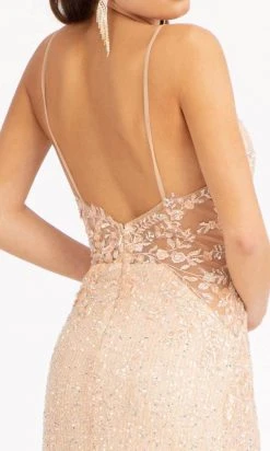 GLS By Gloria GL3029 - Beaded Sweetheart High Slit Dress 17 GLS By Gloria GL3029 - Beaded Sweetheart High Slit Dress