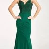 GLS By Gloria GL3036 - Sleeveless Beaded Jersey Evening Gown
