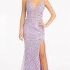 GLS By Gloria GL3042 - Deep V-Neck Sleeveless Evening Gown 2 GLS By Gloria GL3042 - Deep V-Neck Sleeveless Evening Gown