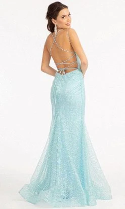 GLS By Gloria GL3052 - Dual Straps Embellished Evening Gown