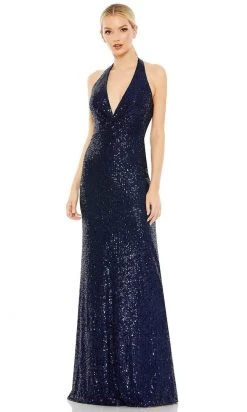 Ieena Duggal 11277 - Halter Neck Evening Dress