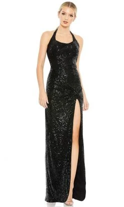 Ieena Duggal 11279 - Halter Neck Sequined Evening Dress 11 Ieena Duggal 11279 - Halter Neck Sequined Evening Dress