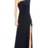 Ieena Duggal 26039 - Asymmetrical Neckline Prom Dress