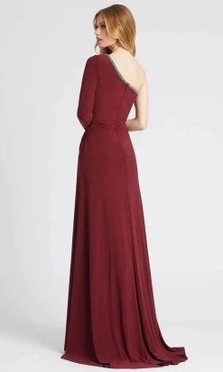 Ieena Duggal 26039 - Asymmetrical Neckline Prom Dress