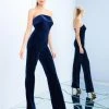 Ieena Duggal - 26078I Strapless Foldover Neckline Jumpsuit