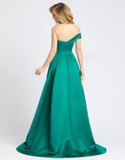 Ieena Duggal - 26124I One Shoulder Strap Sweetheart Gown Mac Duggal 5 Ieena Duggal - 26124I One Shoulder Strap Sweetheart Gown Mac Duggal