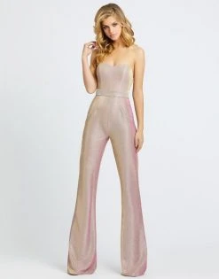 Ieena Duggal - 26139I Strapless Sweetheart Fitted Jumpsuit
