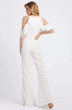 Ieena Duggal - 26192I Ruffled Halter Neck Jumpsuit