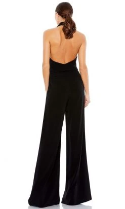 Ieena Duggal - 2643 Halter Tuxedo Bodice Jumpsuit