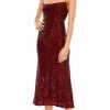 Ieena Duggal - 26480 Fitted Bodice Open Back Full Sequin Midi Dress 2 Ieena Duggal - 26480 Fitted Bodice Open Back Full Sequin Midi Dress