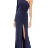 Ieena Duggal - 26505 One-Shoulder Fitted High-Slit Long Dress 1 Ieena Duggal - 26505 One-Shoulder Fitted High-Slit Long Dress