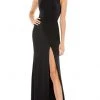 Ieena Duggal - 26516 Jeweled High Slit Sheath Dress