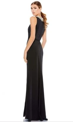 Ieena Duggal - 26516 Jeweled High Slit Sheath Dress
