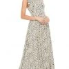 Ieena Duggal - 26538 Long One Shoulder Animal Print Dress