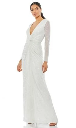 Ieena Duggal - 26552I Long Twist Front Sequin Gown 17 Ieena Duggal - 26552I Long Twist Front Sequin Gown