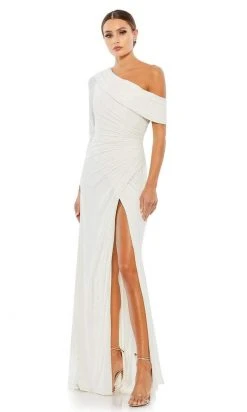 Ieena Duggal - 26570 Draped One Shoulder Gown