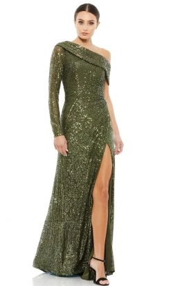 Ieena Duggal 26571 - Sequin Sheath Evening Gown | Couture Candy