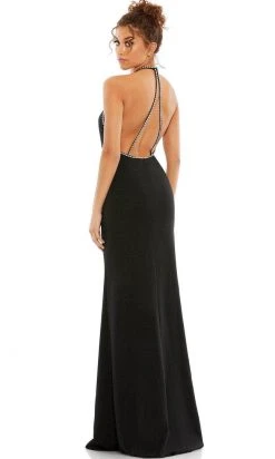 Ieena Duggal 26580 - Rhinestone Accented Halter Neckline Formal Dress