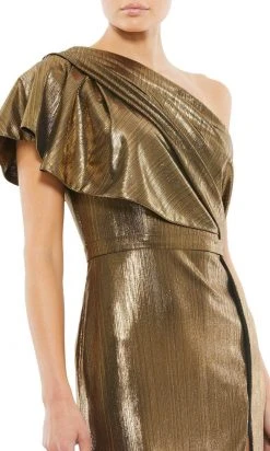 Ieena Duggal 26600 - Metallic One Shoulder Fitted Dress 7 Ieena Duggal 26600 - Metallic One Shoulder Fitted Dress