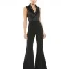 Ieena Duggal 26603 - V-Neck Formal Jumpsuit | Couture Candy
