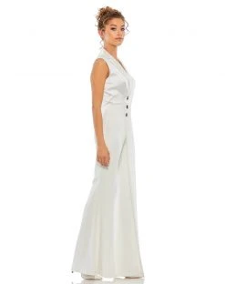 Ieena Duggal 26603 - V-Neck Formal Jumpsuit | Couture Candy 14 Ieena Duggal 26603 - V-Neck Formal Jumpsuit | Couture Candy