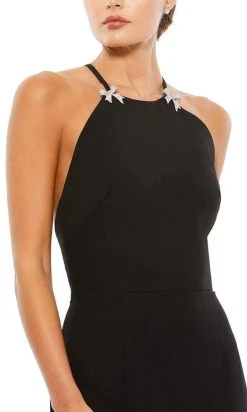 Ieena Duggal - 26618 Bow Ornate Strap Gown 8 Ieena Duggal - 26618 Bow Ornate Strap Gown