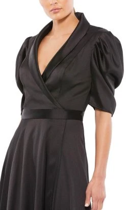 Ieena Duggal 26628 - Collared V-Neck A-Line Formal Dress