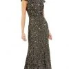 Ieena Duggal - 26647 Cap Sleeve Sequin Dress 1 Ieena Duggal - 26647 Cap Sleeve Sequin Dress