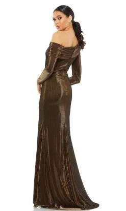 Ieena Duggal - 26660 Asymmetric Pleated Formal Gown