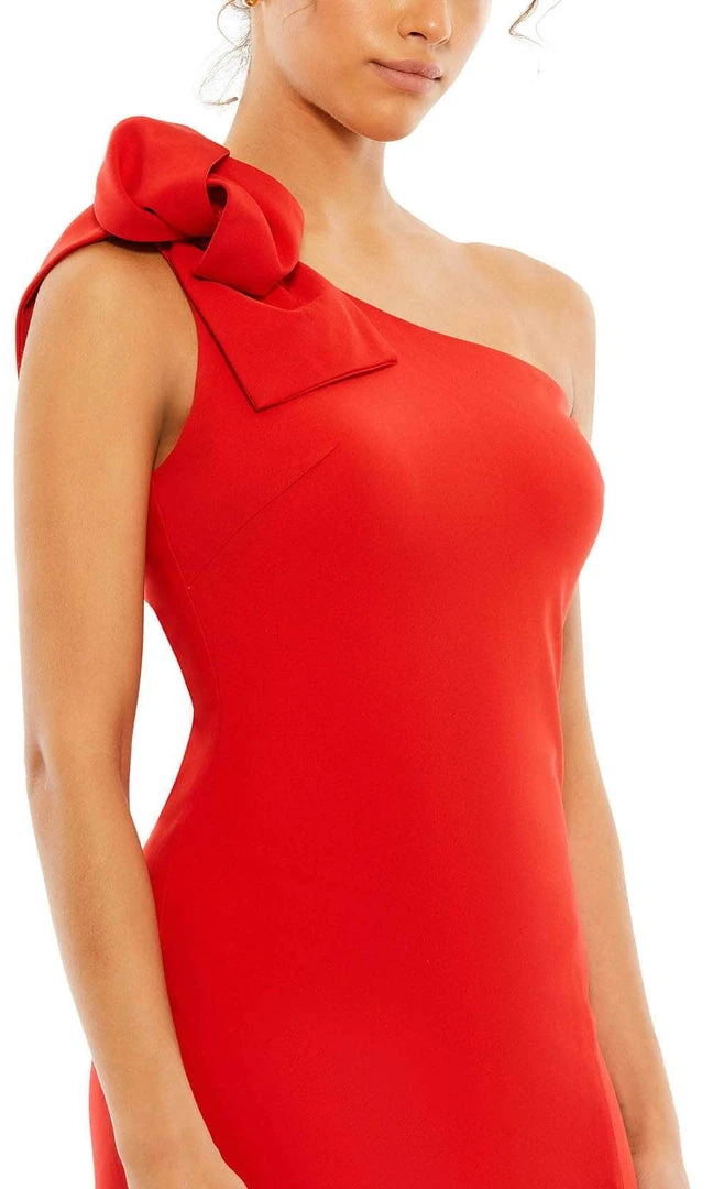 Ieena Duggal 26665 - Asymmetric Neckline One-Shoulder Sheath Dress 5 Ieena Duggal 26665 - Asymmetric Neckline One-Shoulder Sheath Dress