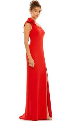 Ieena Duggal 26665 - Asymmetric Neckline One-Shoulder Sheath Dress 12 Ieena Duggal 26665 - Asymmetric Neckline One-Shoulder Sheath Dress