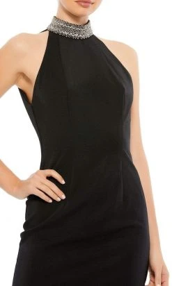 Ieena Duggal - 26682 High Neck Midi Formal Dress