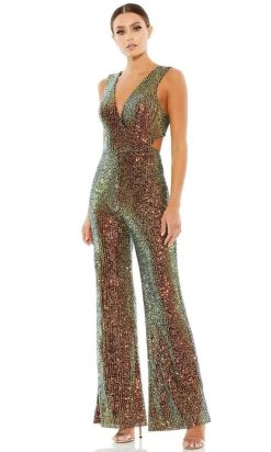 Ieena Duggal 26691 - Side Cutout Jumpsuit