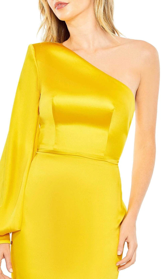 Ieena Duggal 26712 - Asymmetric Long Sleeved Evening Gown 8 Ieena Duggal 26712 - Asymmetric Long Sleeved Evening Gown