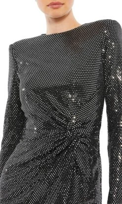 Ieena Duggal 26721 - Jewel Neck Ruched Evening Dress