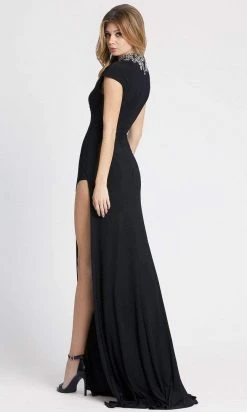 Ieena Duggal - 41018 Jeweled Neck Cap Sleeve Dress