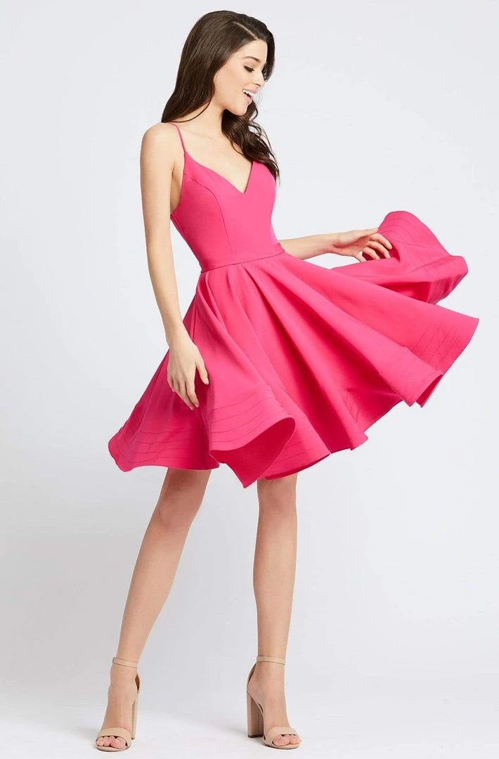 Ieena Duggal - 48775I Flirty Sleeveless V Back Cocktail Dress 4 Ieena Duggal - 48775I Flirty Sleeveless V Back Cocktail Dress