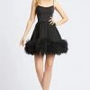 Ieena Duggal - 48941I Scoop Neck Tulle A-line Dress
