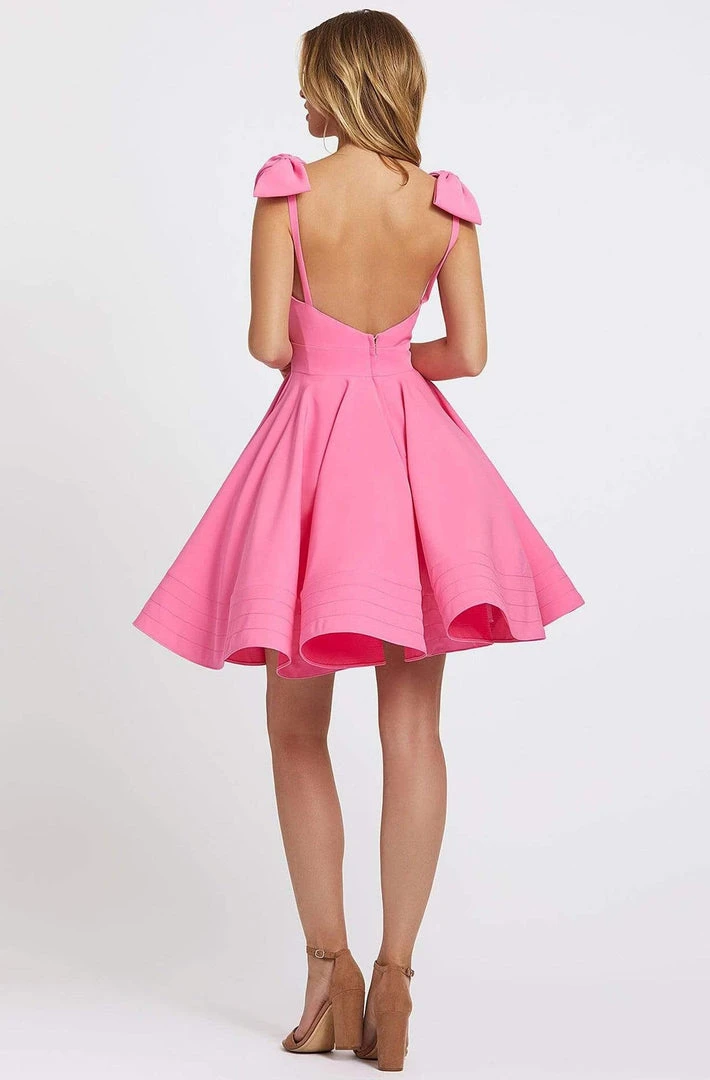 Ieena Duggal - 49034I Bow Accent Shoulders A-Line Cocktail Dress 4 Ieena Duggal - 49034I Bow Accent Shoulders A-Line Cocktail Dress