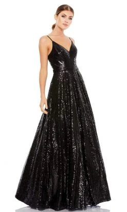 Ieena Duggal - 49483 Sequin-Festooned A-Line Dress